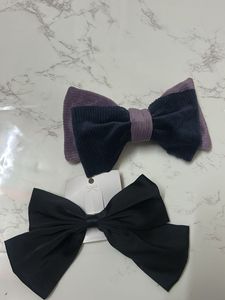Set of 2 Large Bow Hair Clips