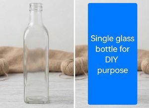 Single Glass Bottle for DIY Projects
