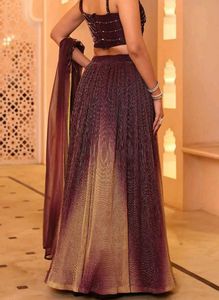 Elegant Lehenga Choli Set(Unstitched Blouse)