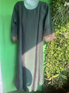 Never used Green Embroidered KurtaM to XXL
