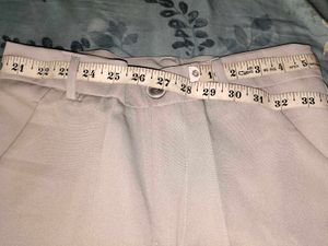 Light Grey Wide Leg Pants