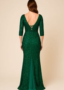 Emerald Sequin Gown