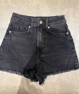 New Stylish Black Denim Shorts &amp; Free Gift 🎁