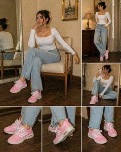 Stylish Pink Sneakers for Women