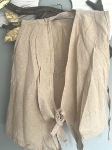 Boho Linen Sleeveless Open Front Vest