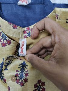 Boys Ethnic Kurta Pyjama With Jacket