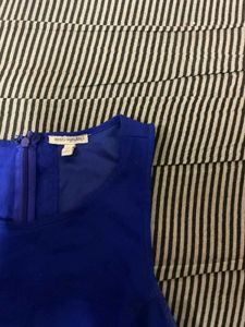 Royal Blue Sleeveless Mini Dress