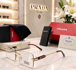 Prada Rimless Eyeglasses PREMIUM QUALITY FOR UNISE