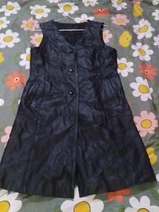 Beautiful Black Leather Dress For Any Party