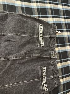 Stylish Dark Wash Denim Skirt