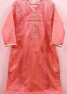 Gajari Color Beautiful Suit Set With Lining
