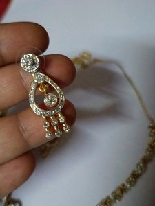 18k Gold-Tone Necklace &amp; Earring Set