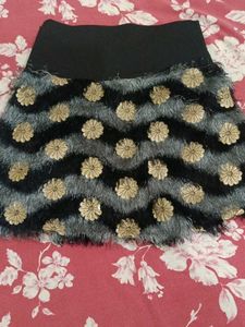 Unique Flower Mini Skirt