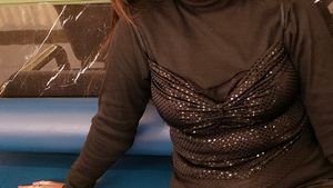 Black Shiny Top