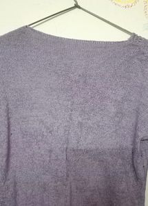 Purple Sweater Stylish