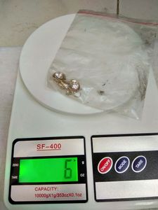 Imported 925 silver earrings High Brilliance Ad