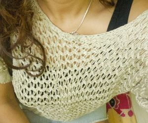 Crochet Knit Top