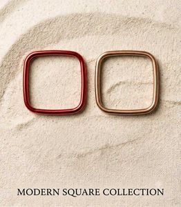 Square Bangles (Set of 2)