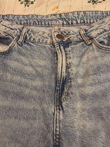 Light Wash Cargo Jeans