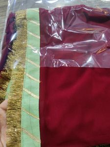Beautiful Hand Work On Blouse Lehanga Choli Set