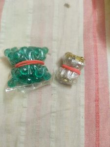 Decorative Embellishments - Green & Gold