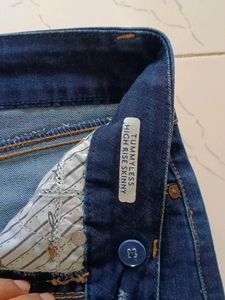 Branded Woman Dark Blue Jeans