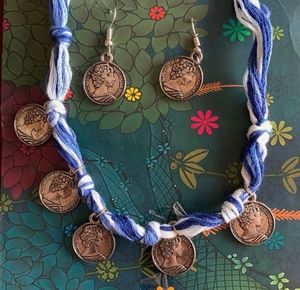 Coins Neckpiece Earring set