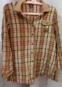 Chic Plaid Button-Up Shirt