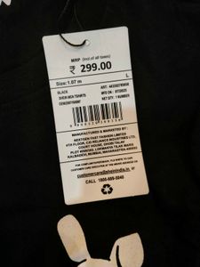 SHEIN Black Bunny Graphic T-Shirt &amp; Leopard Print