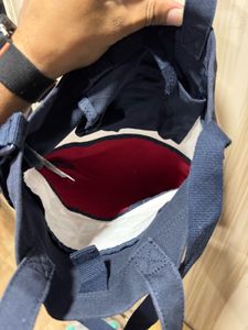 FILA Colorblock Premium Canvas Tote Bag