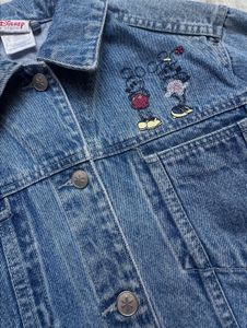 Vintage 90s Disney Embroidered Denim Jacket