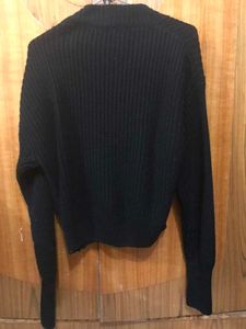 Black Knit Cardigan