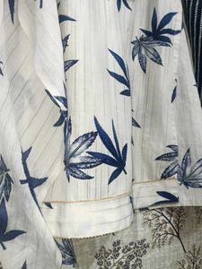 Leaf Print Suit 3 Piece
