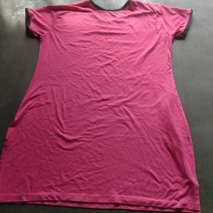 Vibrant Pink Graphic T-Shirt