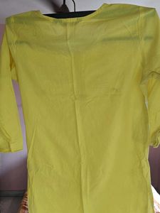 Rangmanch Yellow Printed Kurta