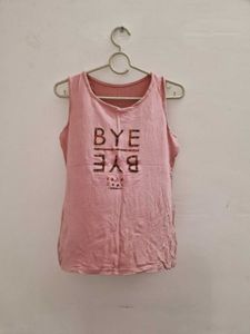 Cute Pink Sleeveless Top