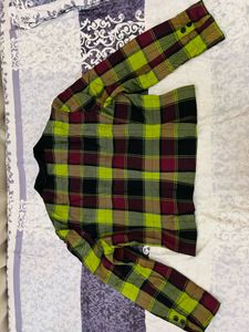 Checkered Cropped coat