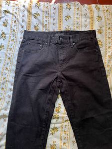 Length-35,,Classic Black Denim Jeans