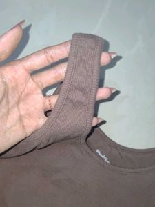 Comfortable Brown Tank Top