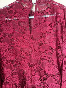 Elegant Lace Long Sleeve Top