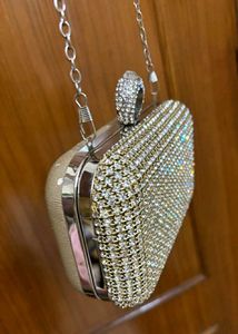 Sparkling Rhinestone Clutch Bag