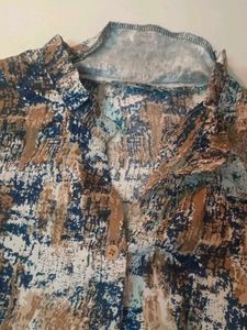 Chic Abstract Print Dress