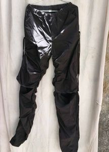I. Unique Black Cargo Pants