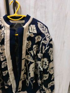 Floral Knit Cardigan