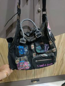 Desigual Unique Patchwork Shoulder Bag