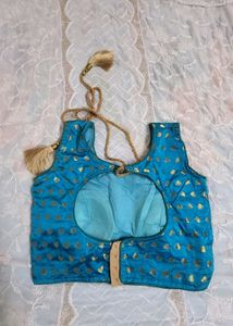 Teal &amp; Gold Blouse Never Used