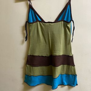 Colorful Striped Cami Top