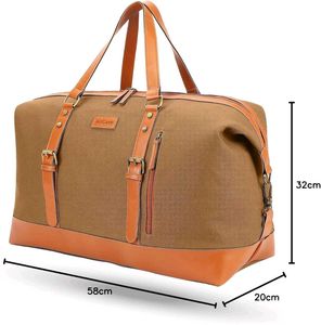 New Aircase Duffle Bag Pu Leather With Strap
