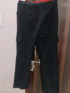 Stylish Black Cargo stretchable Pants