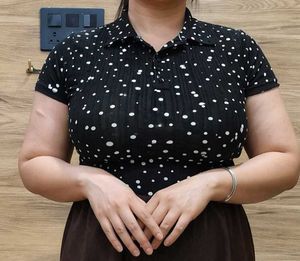 Cute Polka Dot Polo Shirt